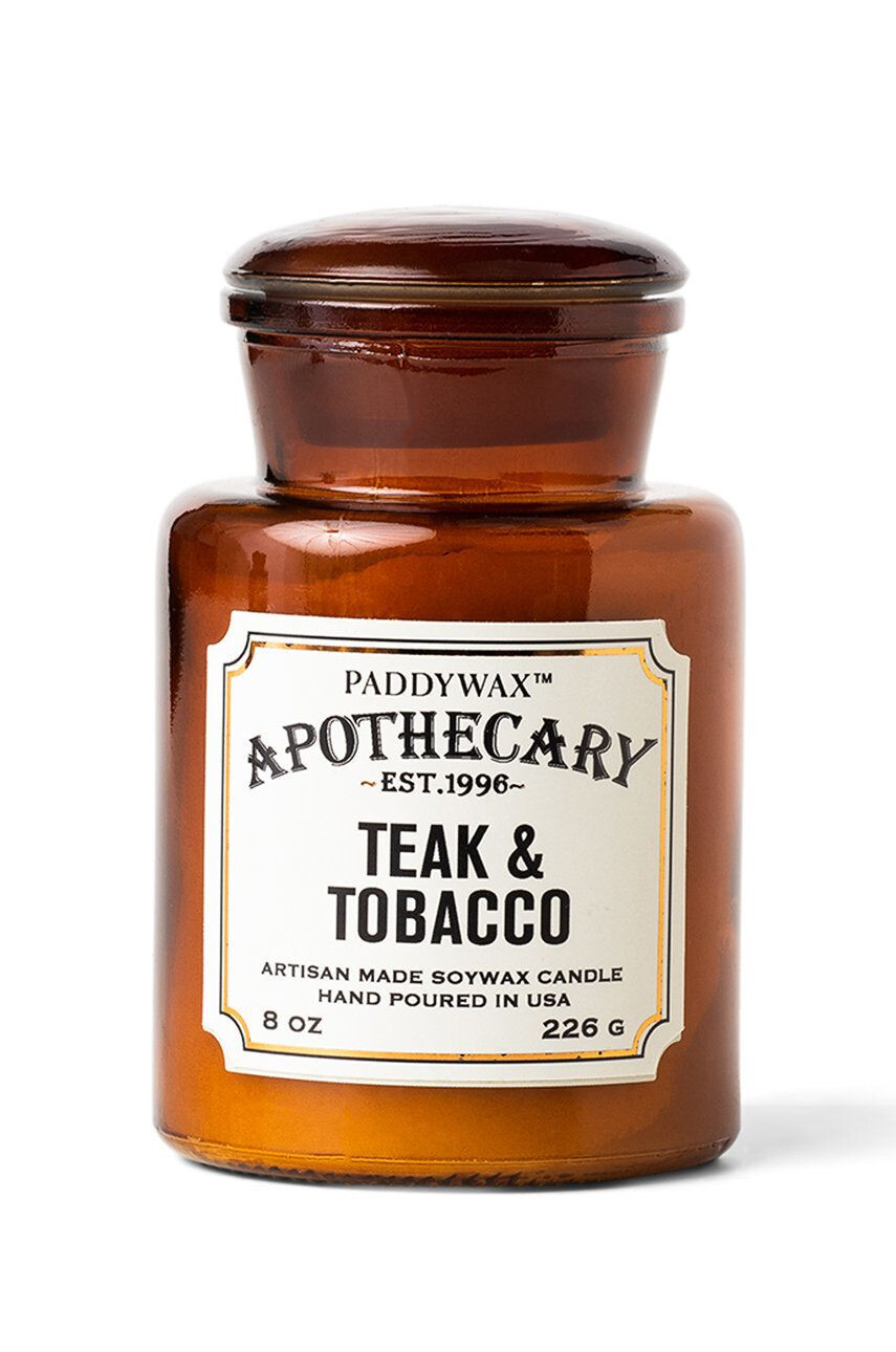 Paddywax Ароматна соева свещ Teak and Tobacco 516 g - Pepit.bg