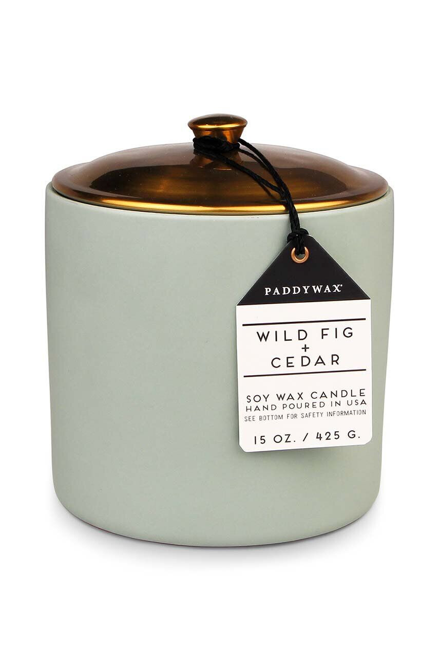 Paddywax Ароматна соева свещ Wild Fig & Cedar 425 g - Pepit.bg