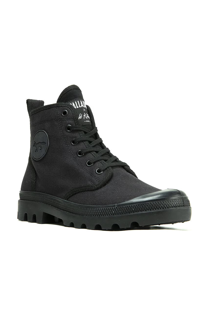 Palladium Маратонки Plbrousse X Kitsune в черно - Pepit.bg