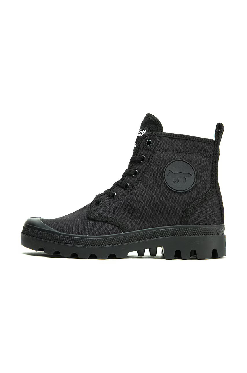 Palladium Маратонки Plbrousse X Kitsune в черно - Pepit.bg