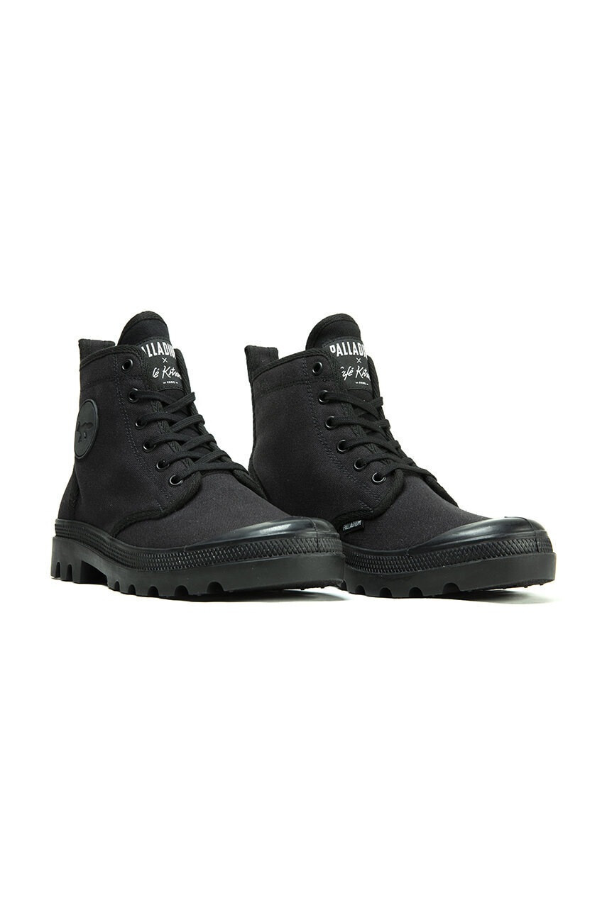 Palladium Маратонки Plbrousse X Kitsune в черно - Pepit.bg