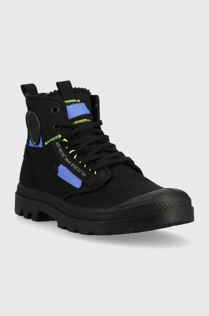 Palladium Високи кецове METROPOLITAN PAMPA в черно 77220.005.M - Pepit.bg