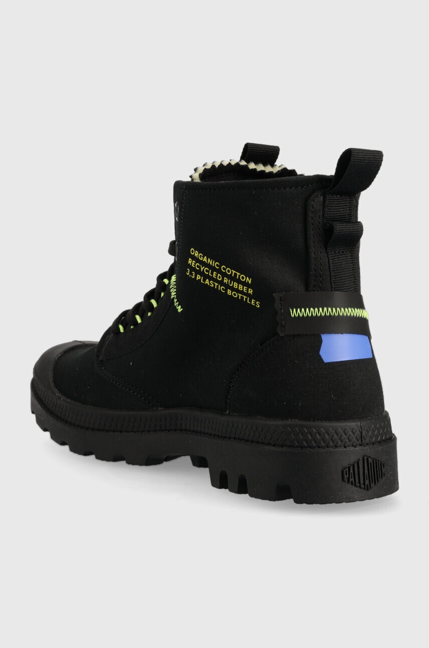 Palladium Високи кецове METROPOLITAN PAMPA в черно 77220.005.M - Pepit.bg