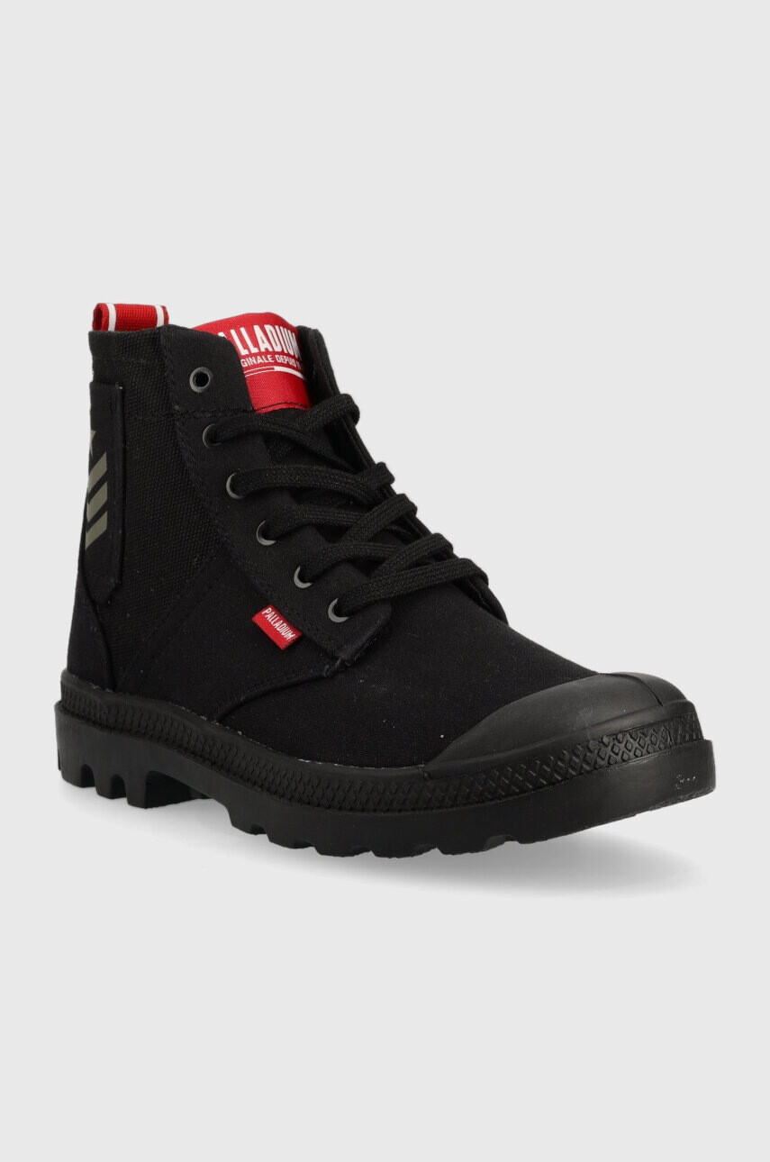 Palladium Високи кецове METROPOLITAN PAMPA в черно 78583.008.M - Pepit.bg