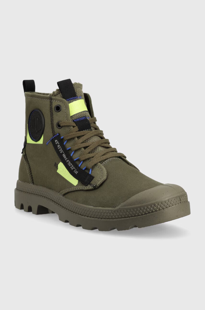 Palladium Високи кецове METROPOLITAN PAMPA в зелено 77220.309.M - Pepit.bg