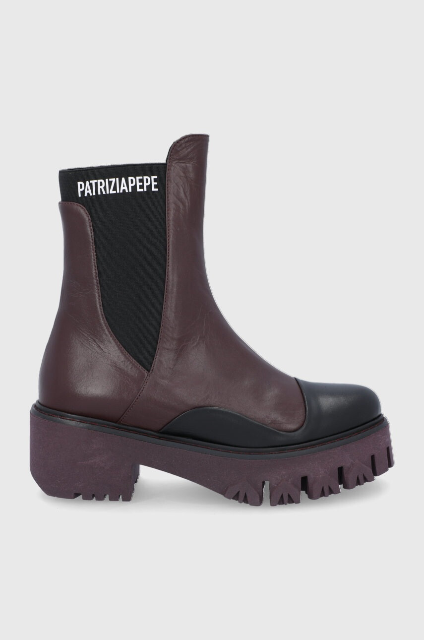 Patrizia Pepe Кожени боти челси - Pepit.bg