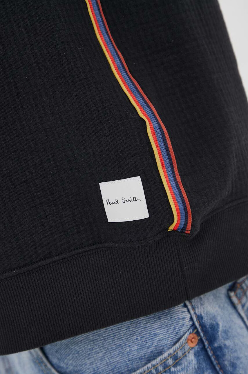 Paul Smith Суичър с вълна в черно с изчистен дизайн - Pepit.bg