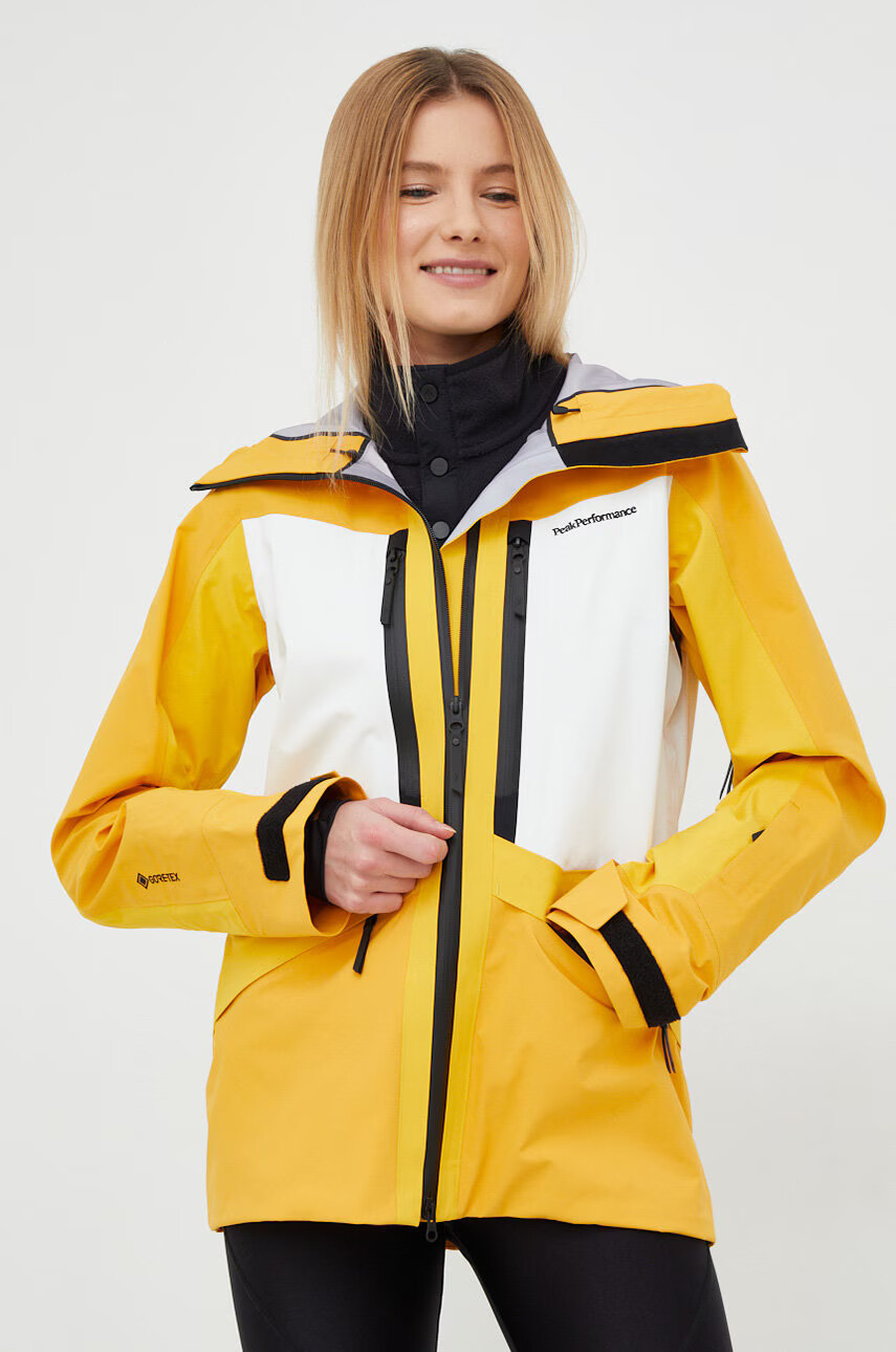 Peak Performance Яке Gravity Gore-Tex в жълто - Pepit.bg