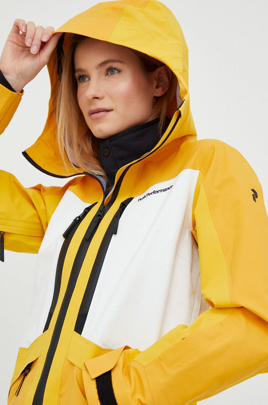 Peak Performance Яке Gravity Gore-Tex в жълто - Pepit.bg