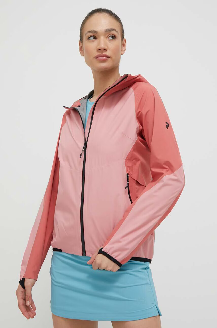 Peak Performance Яке за спортове на открито Pac Gore-Tex в розово с gore-tex - Pepit.bg