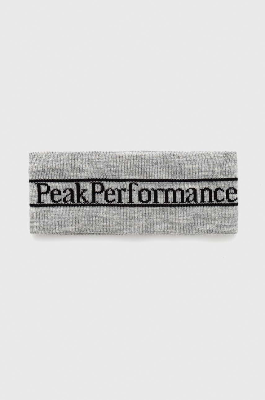 Peak Performance Лента за глава Pow в сиво - Pepit.bg