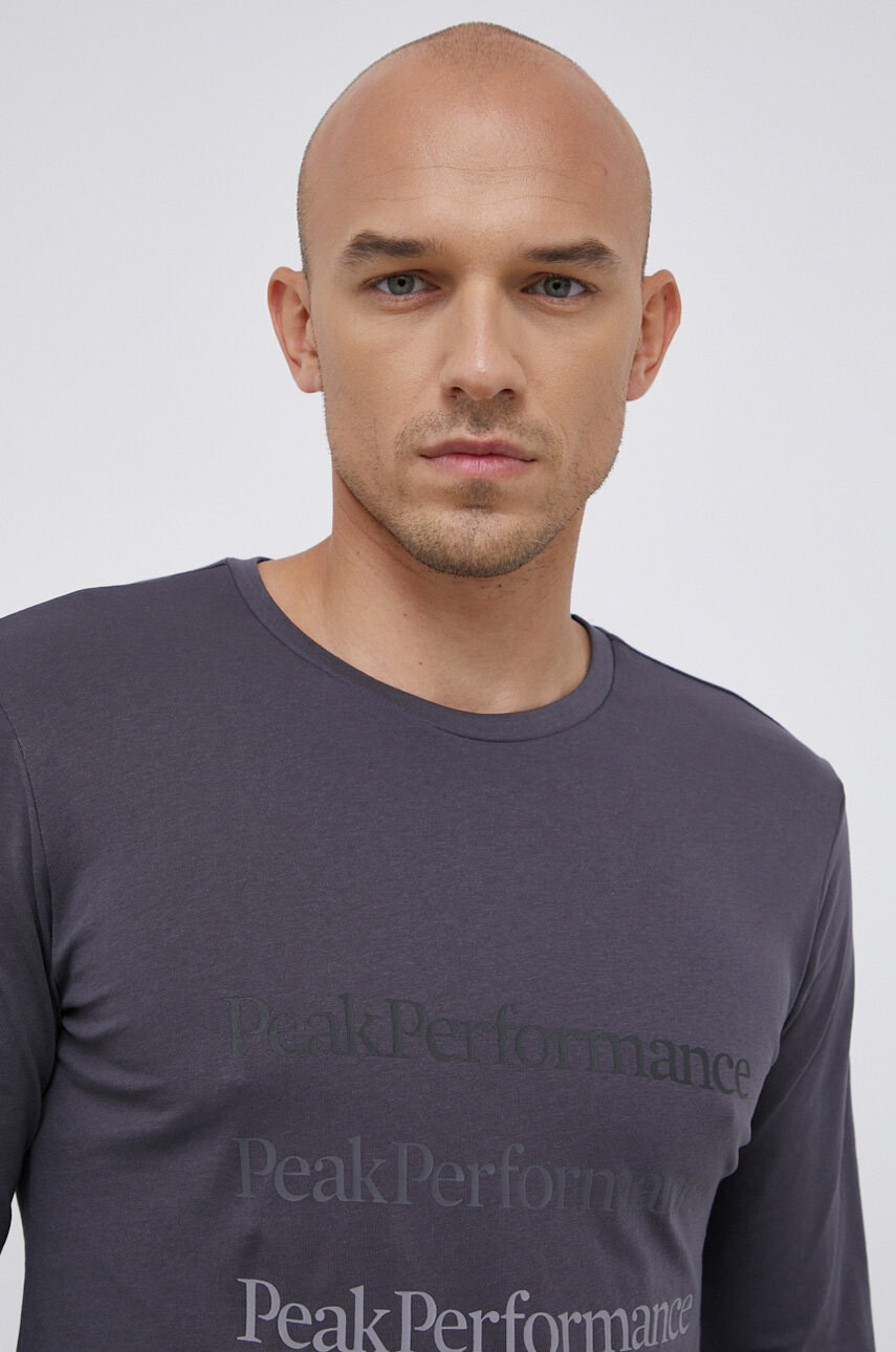 Peak Performance Памучна блуза с дълги ръкави - Pepit.bg