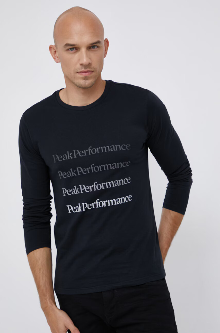 Peak Performance Памучна блуза с дълги ръкави - Pepit.bg