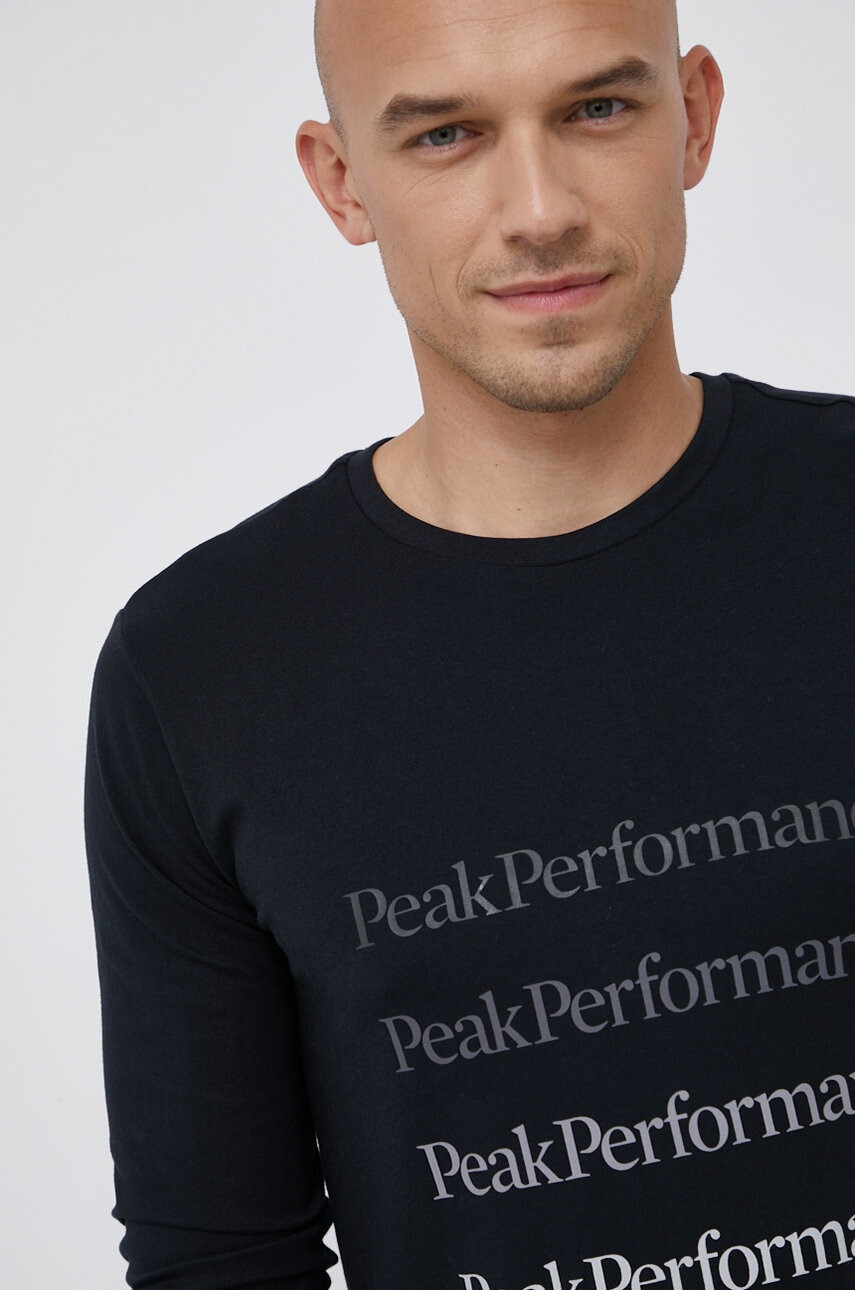 Peak Performance Памучна блуза с дълги ръкави - Pepit.bg