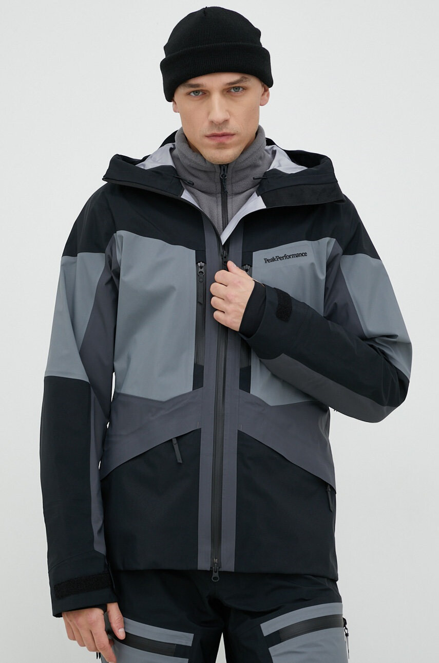 Peak Performance Яке Gravity Gore-Tex в черно - Pepit.bg