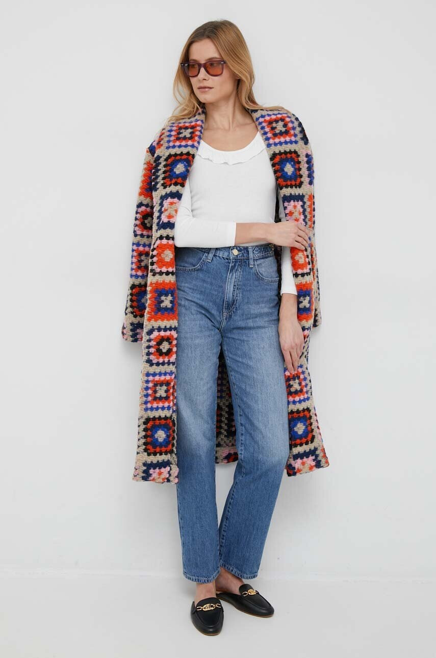 Pepe Jeans Блуза с дълги ръкави Dorina в бяло - Pepit.bg