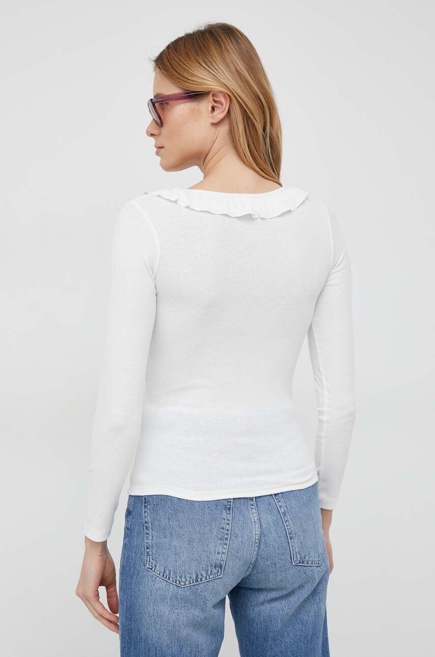 Pepe Jeans Блуза с дълги ръкави Dorina в бяло - Pepit.bg