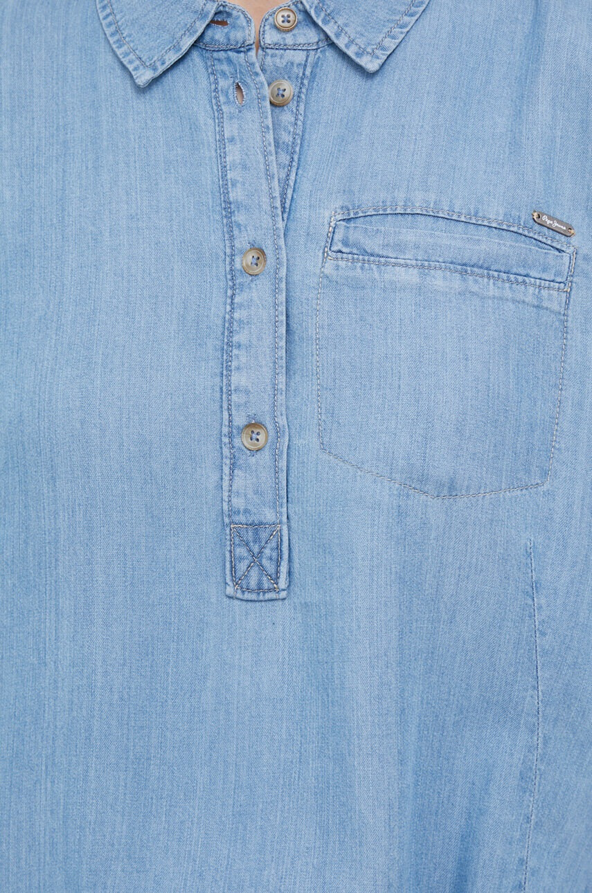 Pepe Jeans Блуза Winona в синьо - Pepit.bg