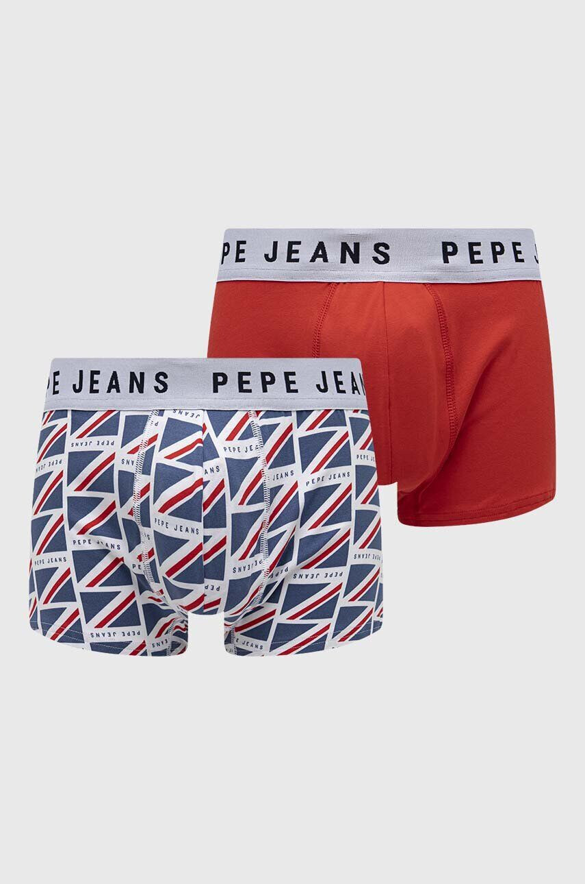 Pepe Jeans Боксерки (2 броя) в червено - Pepit.bg