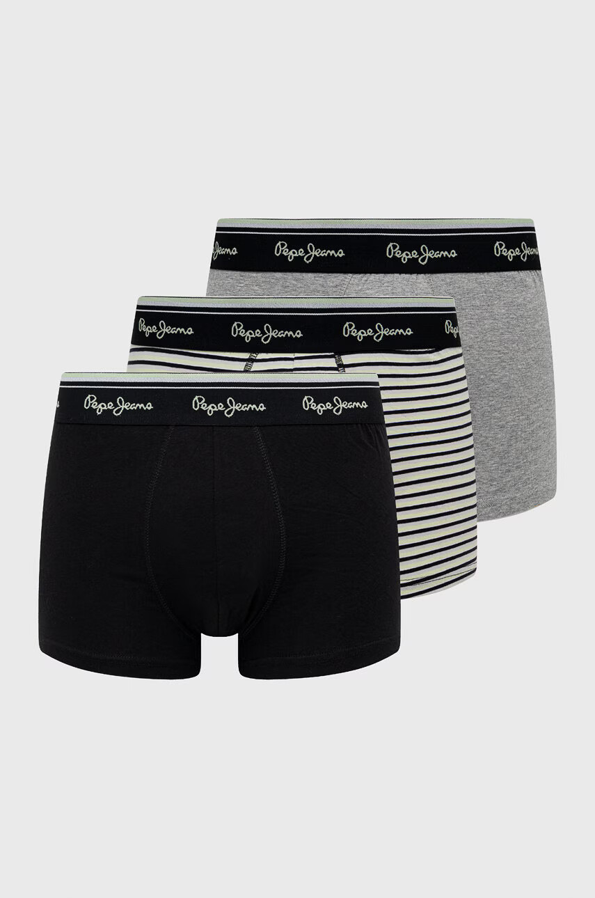 Pepe Jeans Боксерки Buster мъжки в сиво - Pepit.bg