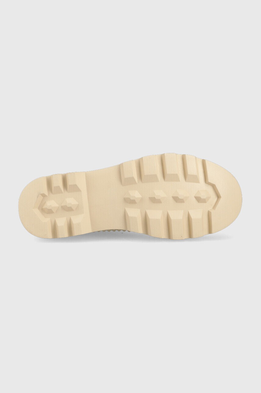 Pepe Jeans Боти Gum Zip в бежово с платформа - Pepit.bg