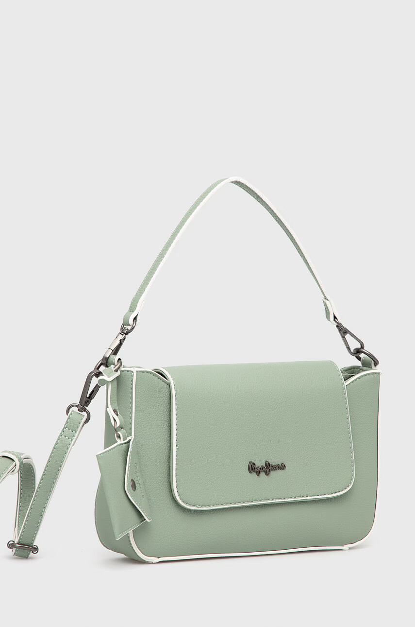 Pepe Jeans Чанта Jeny Shoulder Bag в зелено - Pepit.bg
