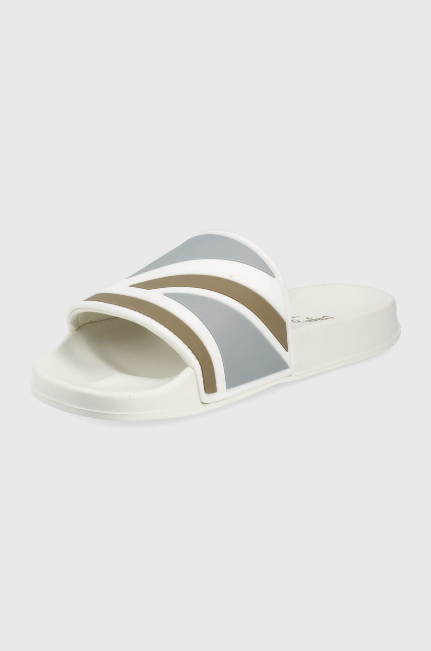Pepe Jeans Чехли Slider Flag дамски в бяло - Pepit.bg