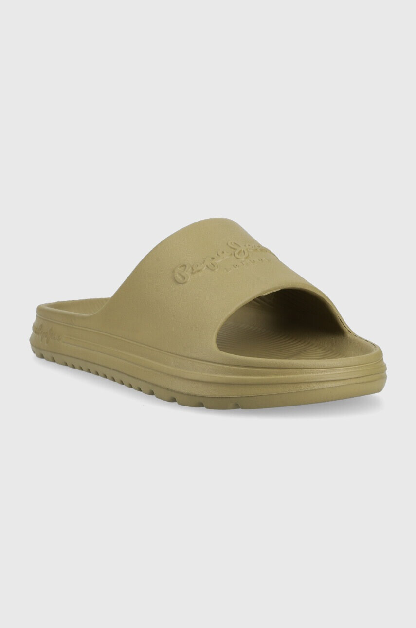 Pepe Jeans Чехли BEACH SLIDE в зелено PMS70121 - Pepit.bg