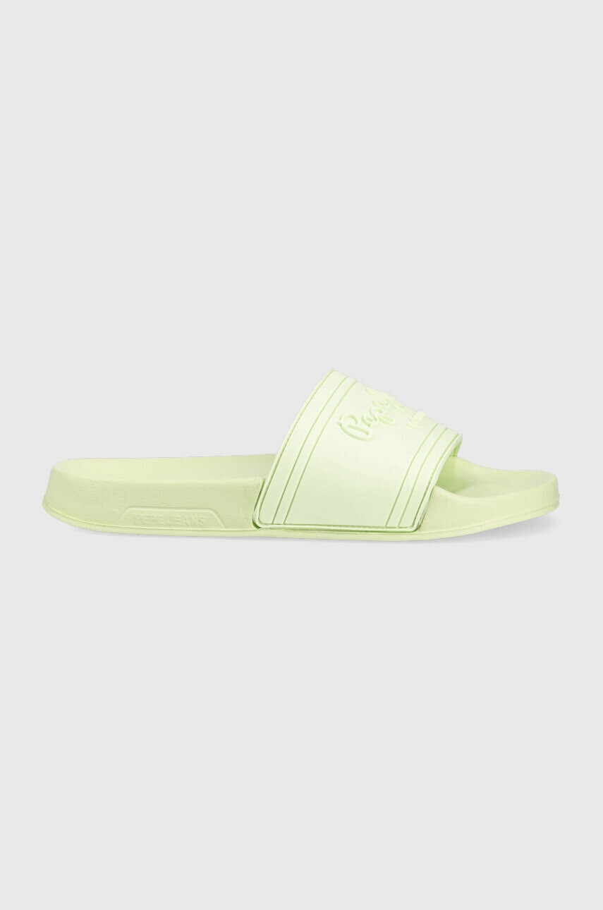 Pepe Jeans Чехли SLIDER в зелено PLS70125 - Pepit.bg