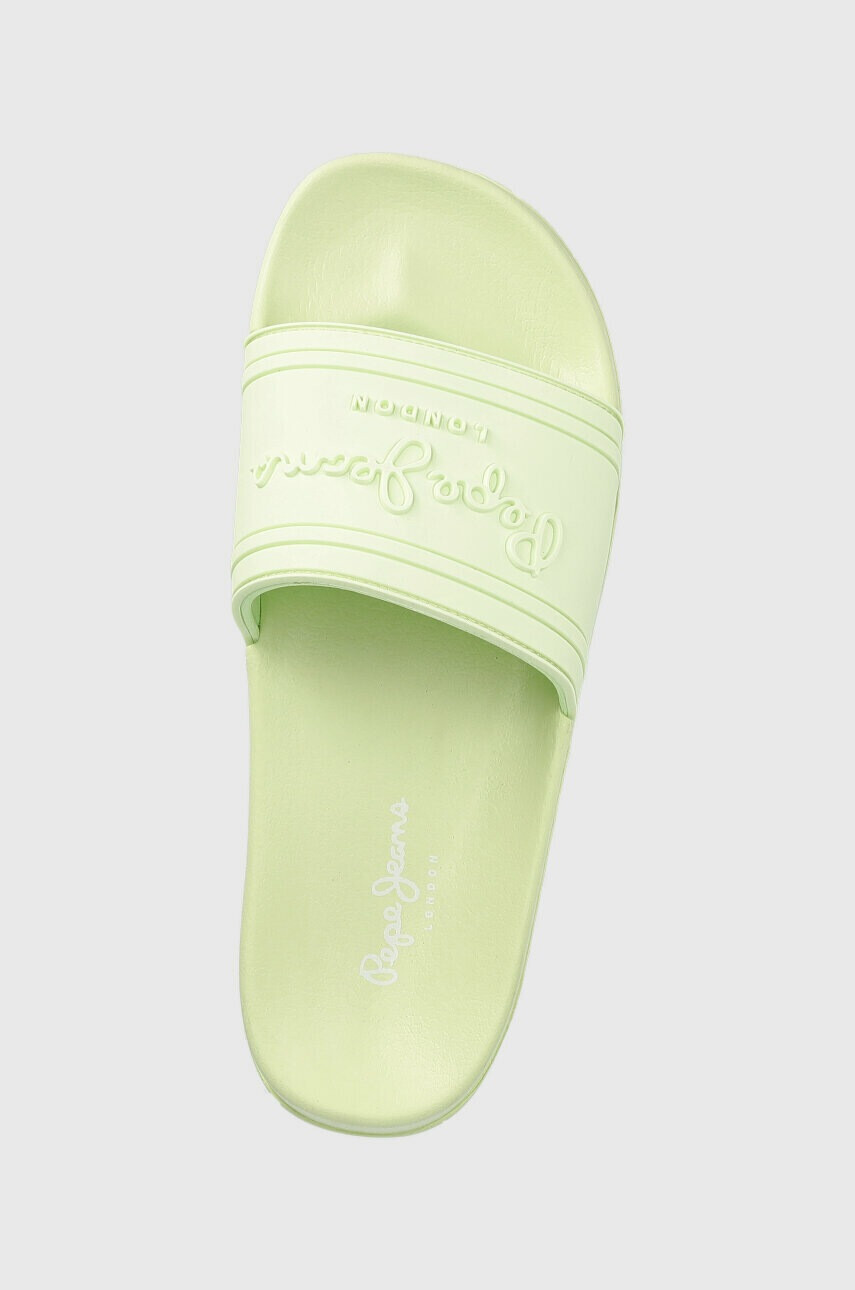 Pepe Jeans Чехли SLIDER в зелено PLS70125 - Pepit.bg