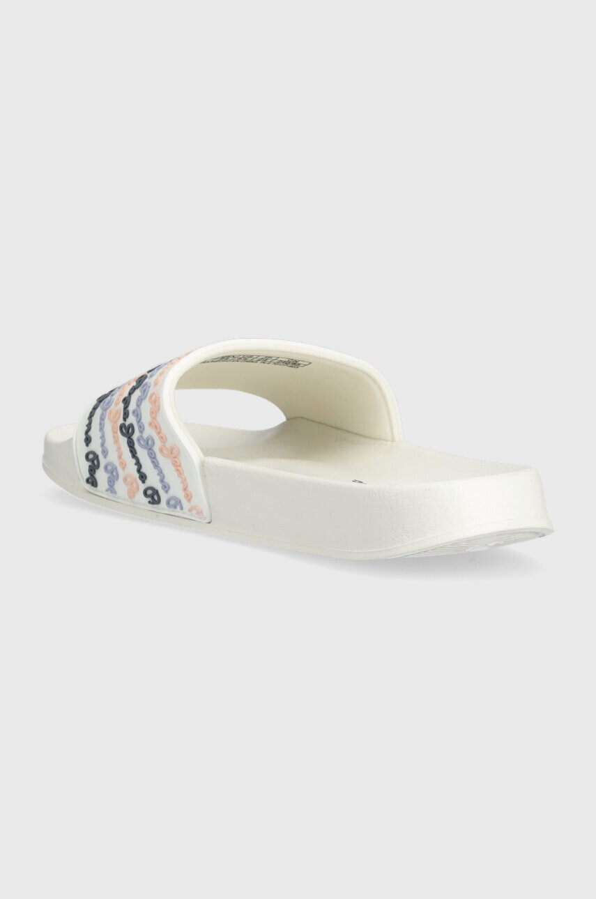 Pepe Jeans Чехли SLIDER в бяло PLS70127 - Pepit.bg