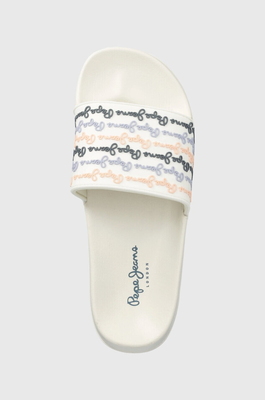 Pepe Jeans Чехли SLIDER в бяло PLS70127 - Pepit.bg