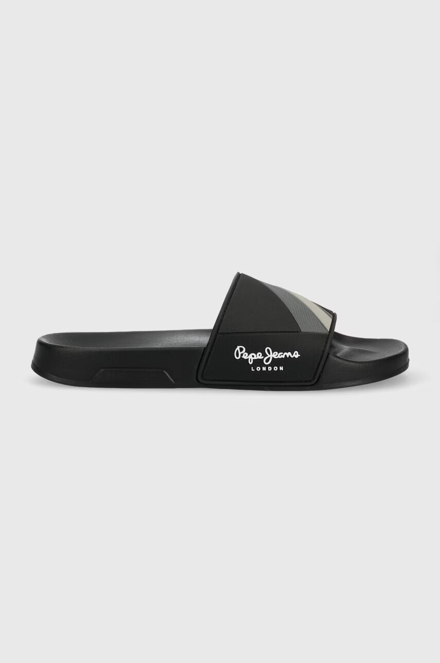 Pepe Jeans Чехли SLIDER в черно PMS70125 - Pepit.bg