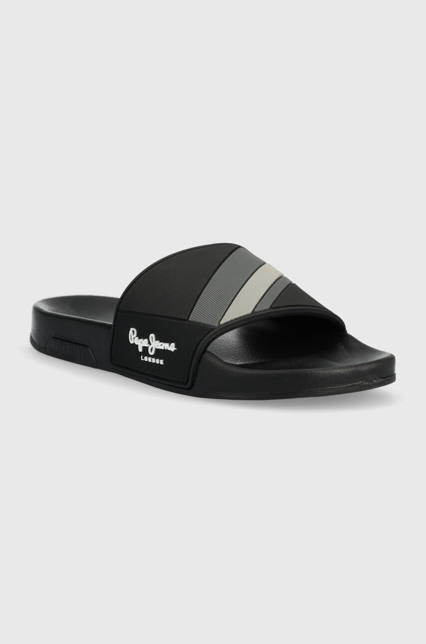 Pepe Jeans Чехли SLIDER в черно PMS70125 - Pepit.bg