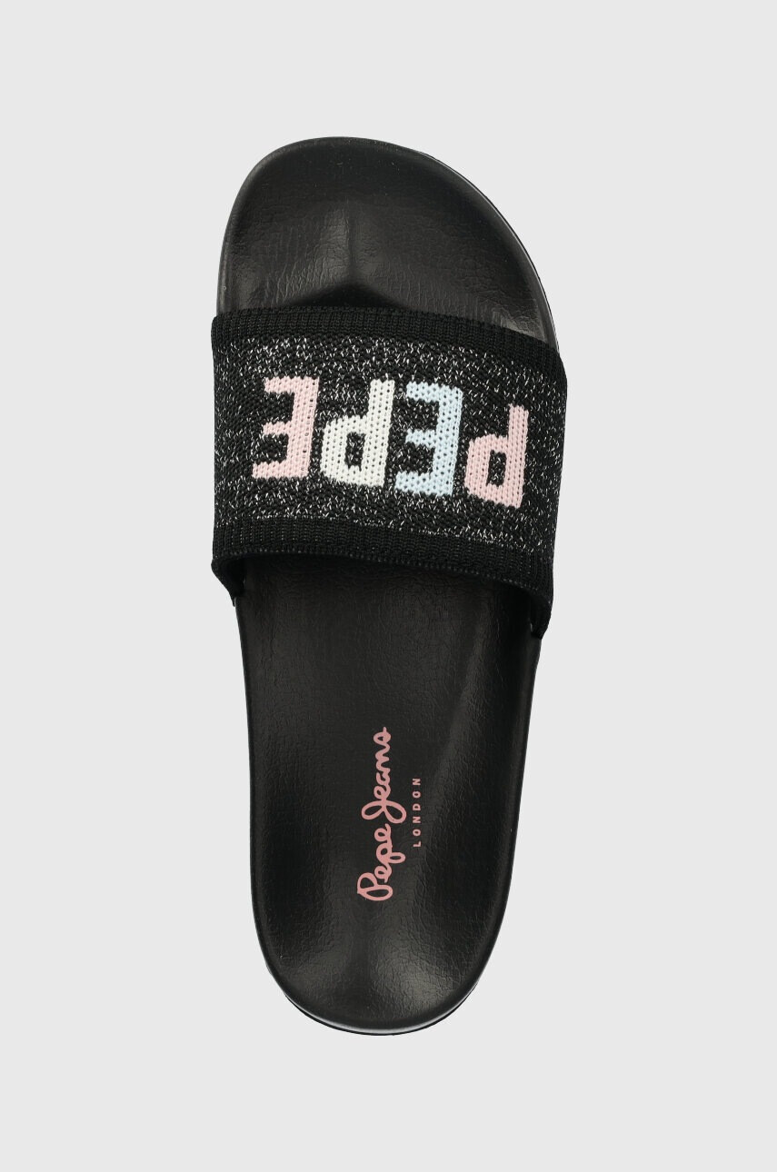 Pepe Jeans Чехли SLIDER в черно PLS70128 - Pepit.bg