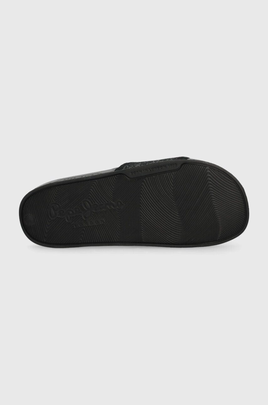 Pepe Jeans Чехли SLIDER в черно PLS70128 - Pepit.bg