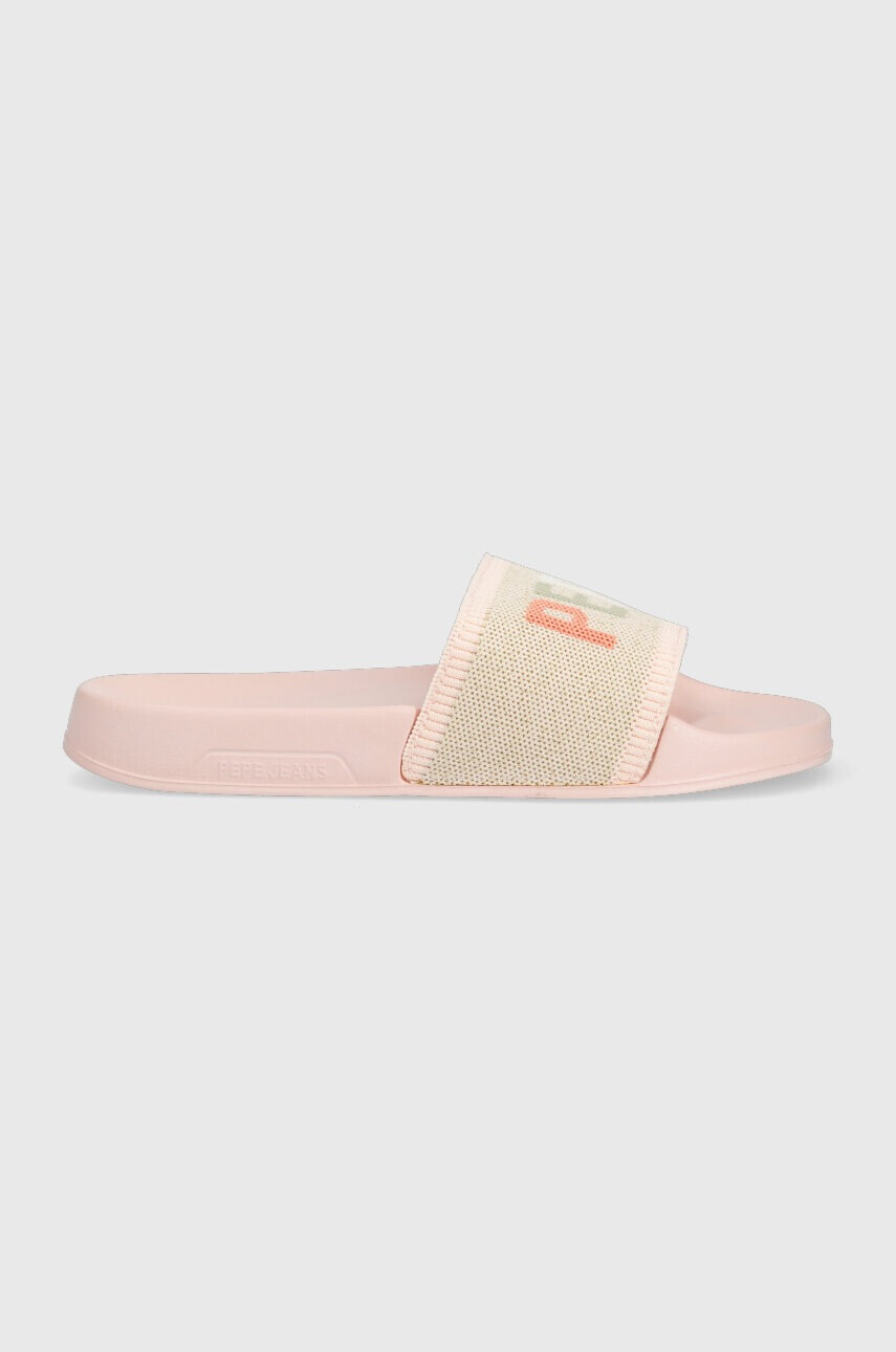 Pepe Jeans Чехли SLIDER в розово PLS70128 - Pepit.bg