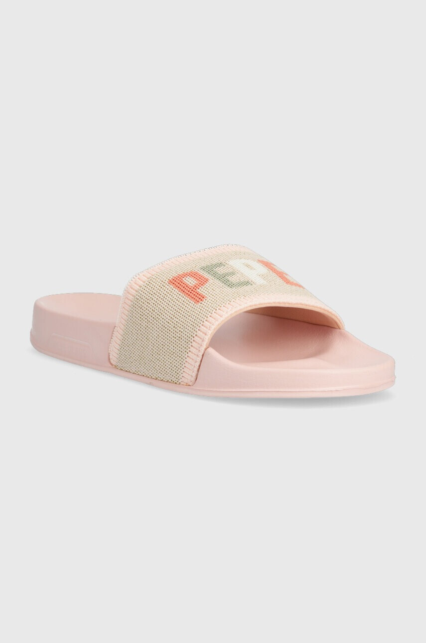 Pepe Jeans Чехли SLIDER в розово PLS70128 - Pepit.bg