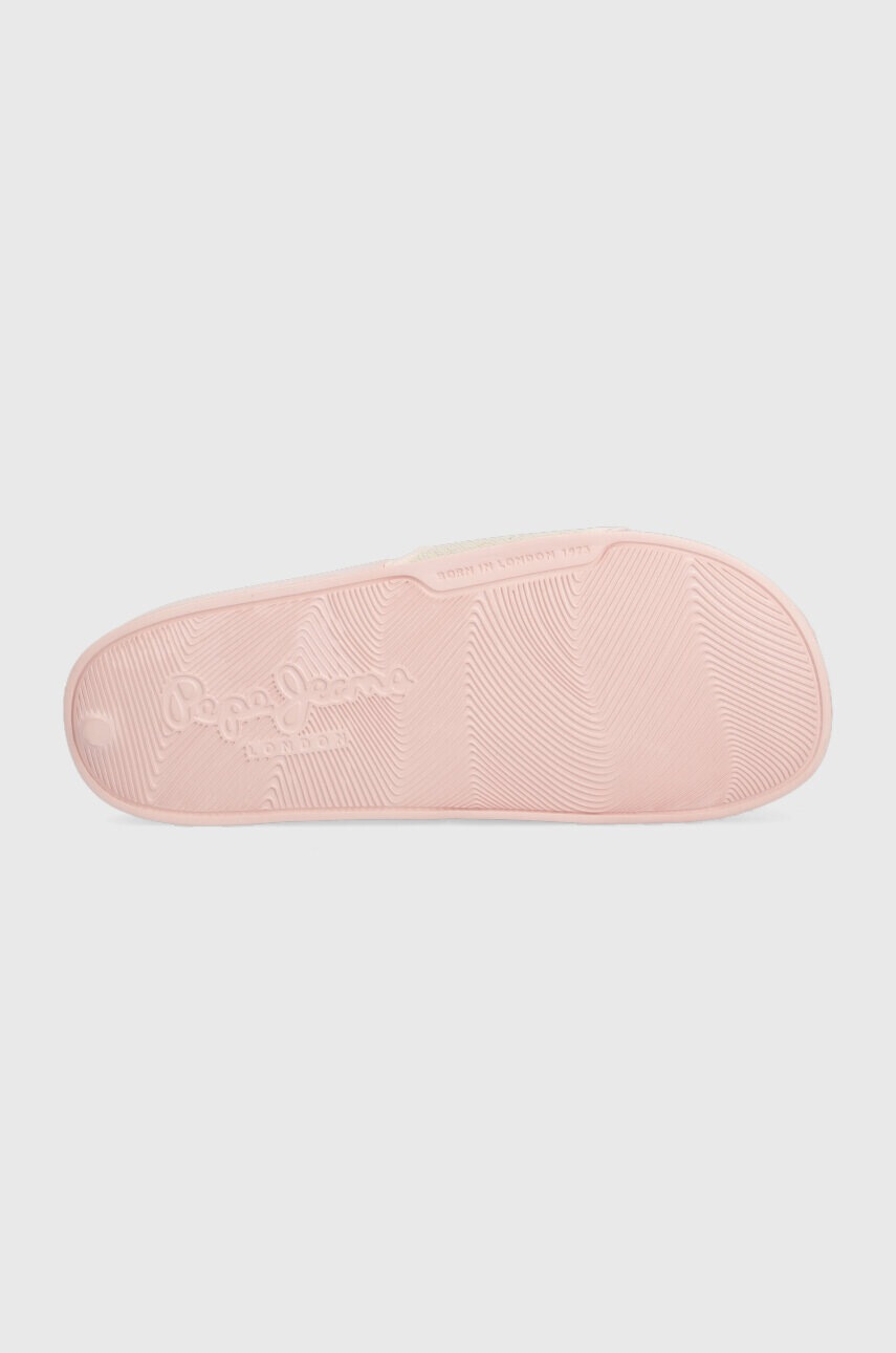 Pepe Jeans Чехли SLIDER в розово PLS70128 - Pepit.bg
