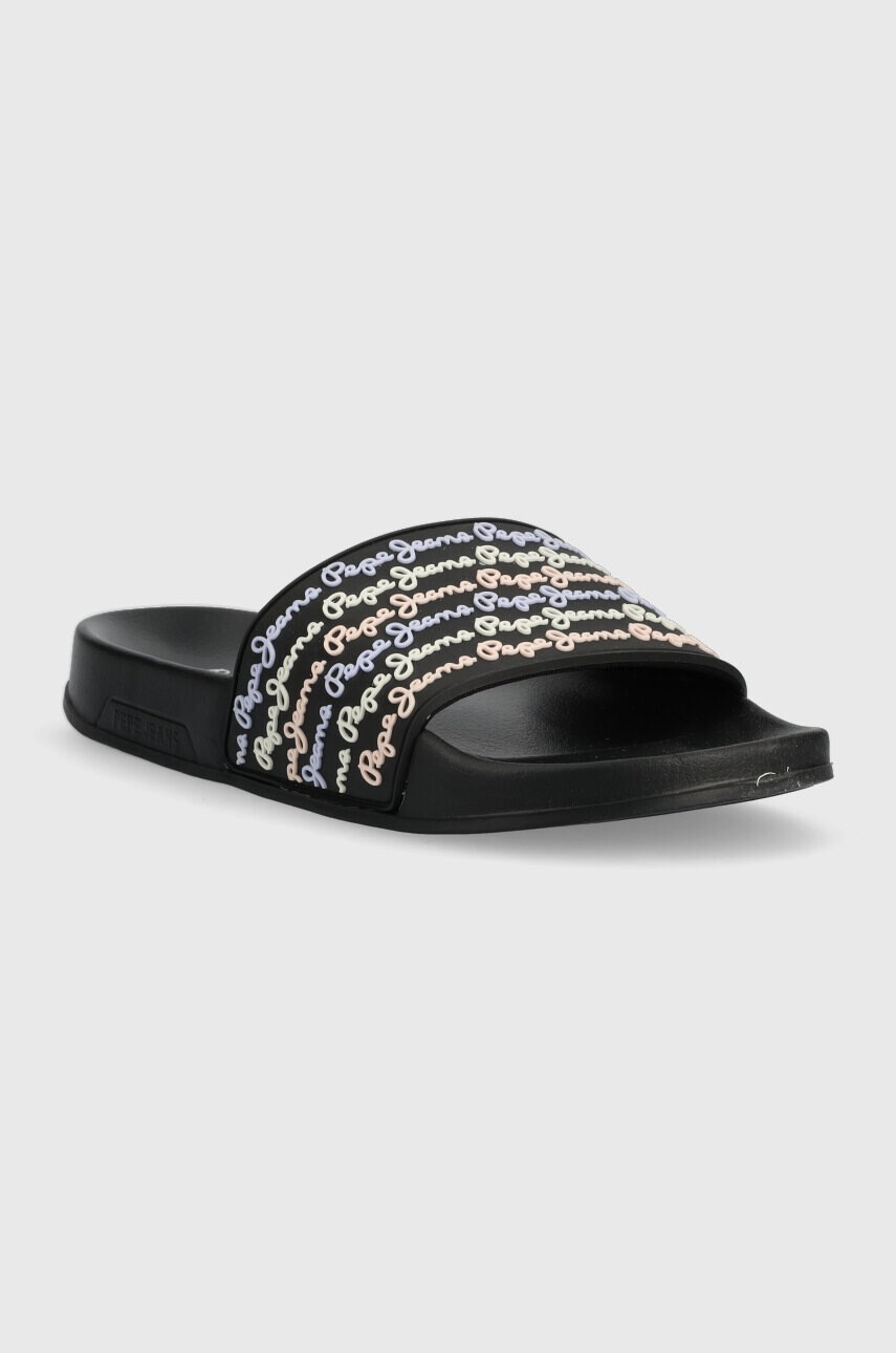 Pepe Jeans Чехли SLIDER в черно PLS70127 - Pepit.bg