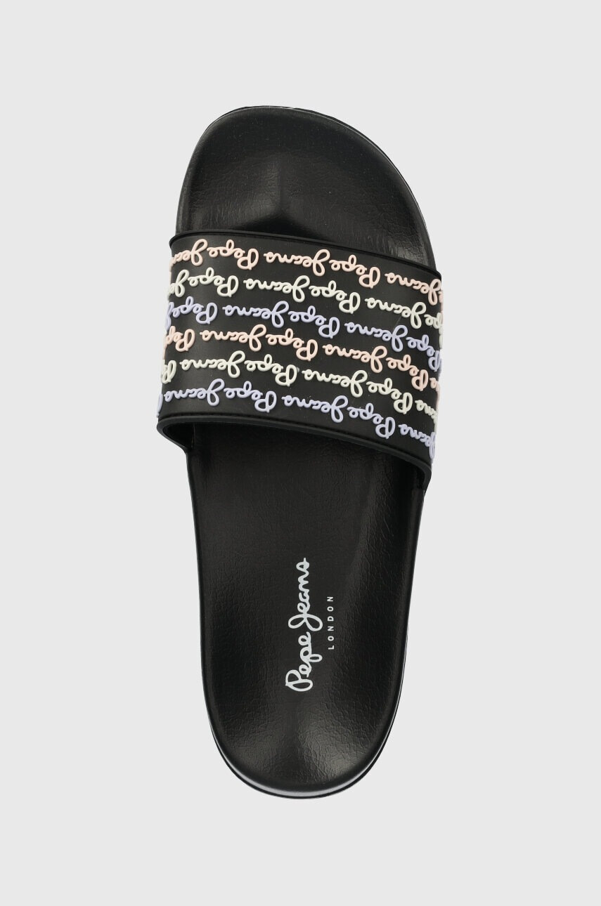 Pepe Jeans Чехли SLIDER в черно PLS70127 - Pepit.bg