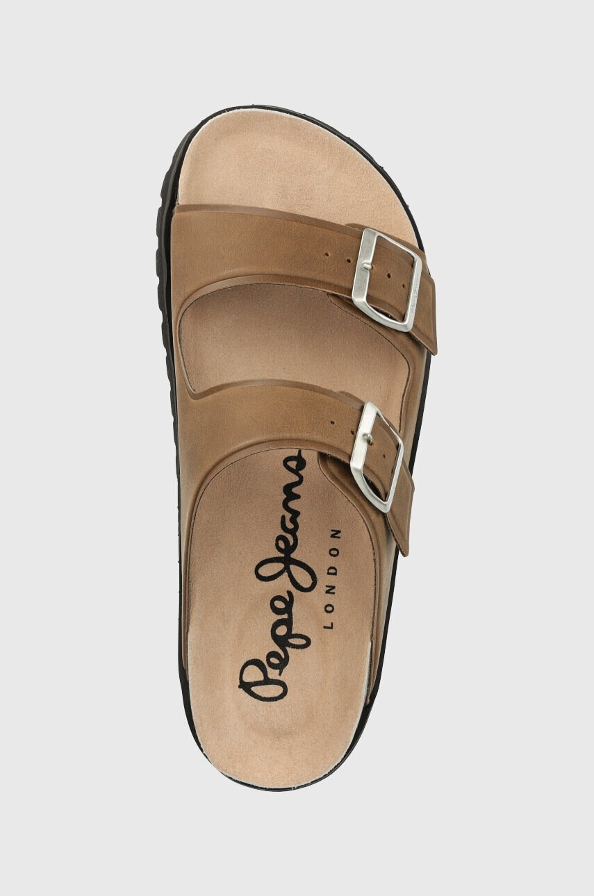 Pepe Jeans Чехли URBAN в кафяво PMS90104 - Pepit.bg