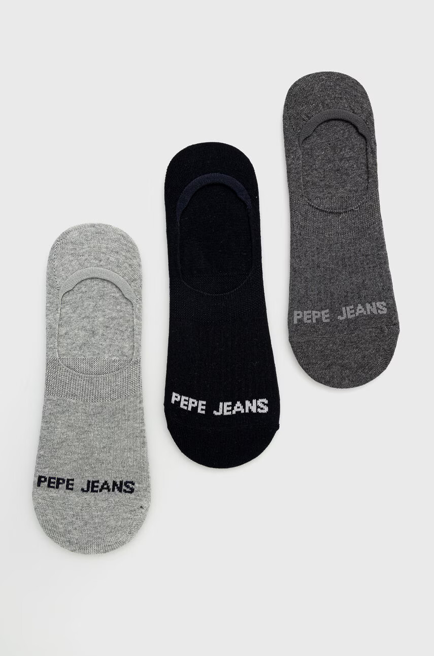 Pepe Jeans Чорапи Arundel (3 чифта) мъжки в бяло - Pepit.bg