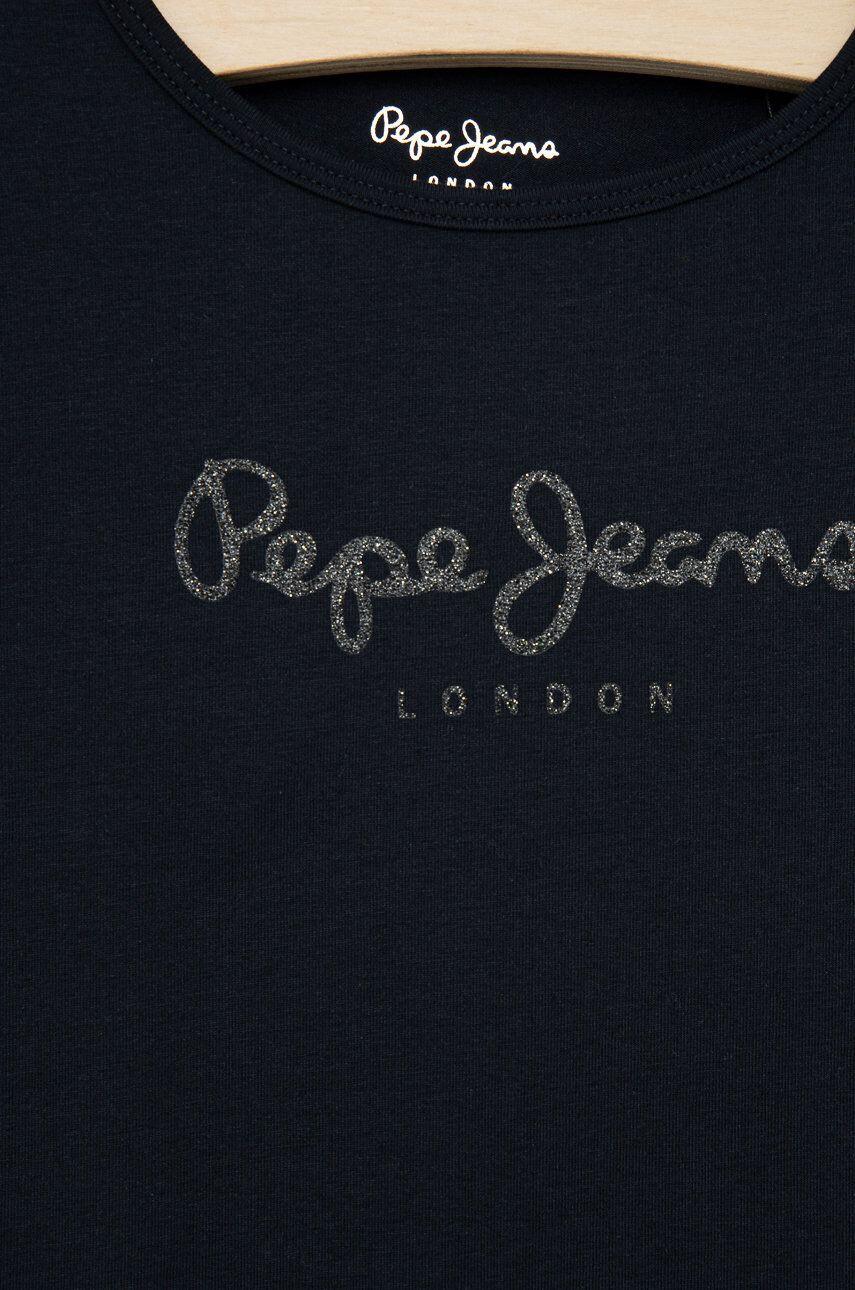 Pepe Jeans Детска блуза с дълги ръкави в тъмносиньо - Pepit.bg