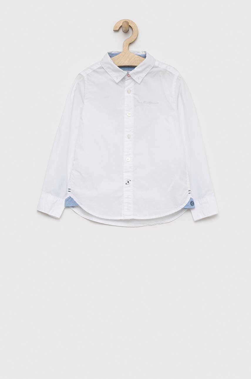Pepe Jeans Детска памучна риза в бяло - Pepit.bg