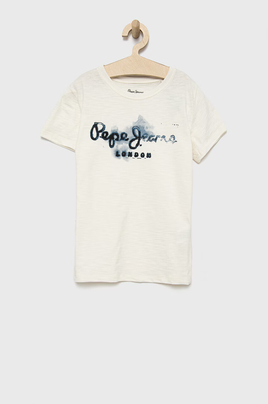 Pepe Jeans Детска памучна тениска - Pepit.bg