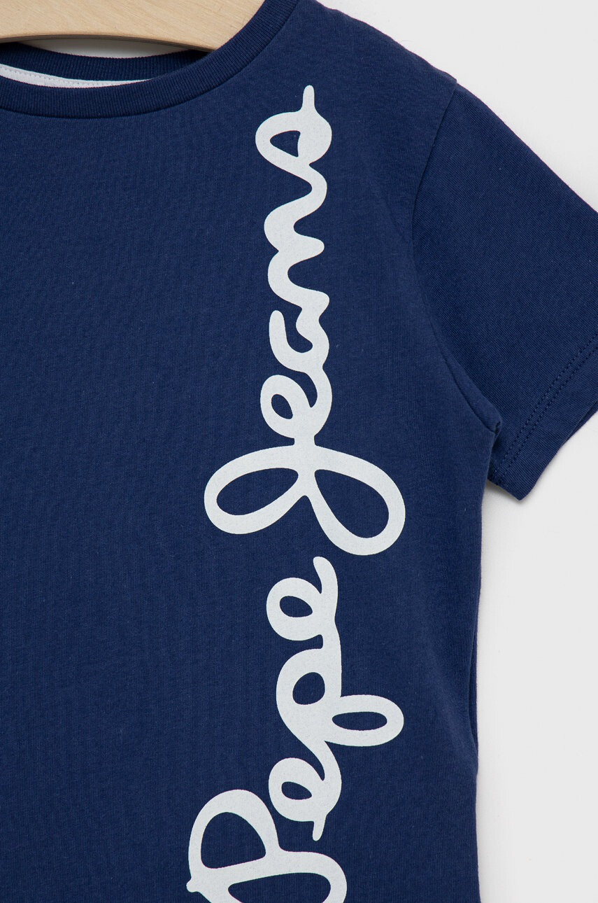 Pepe Jeans Детска памучна тениска - Pepit.bg