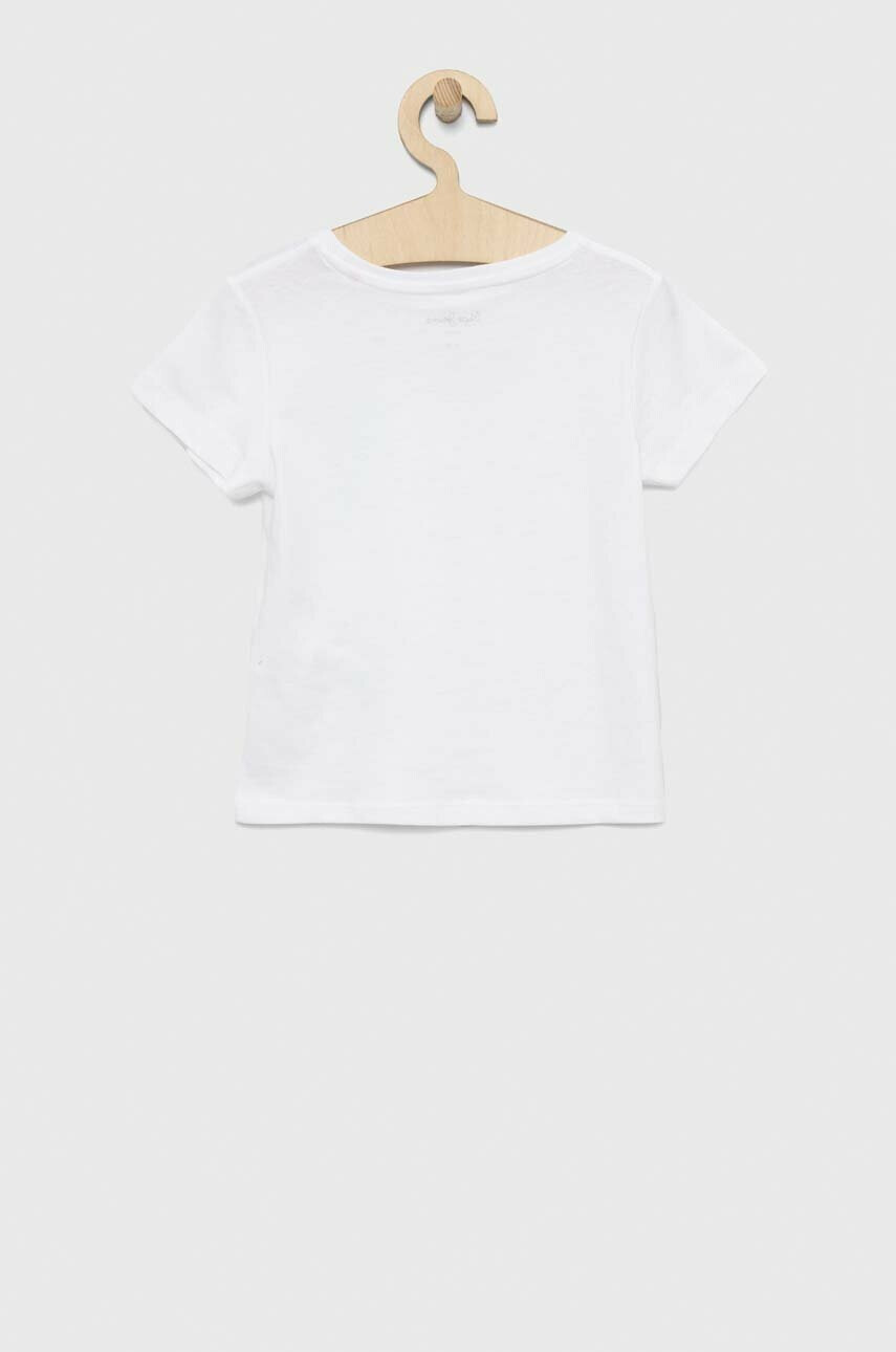 Pepe Jeans Детска памучна тениска В бяло - Pepit.bg