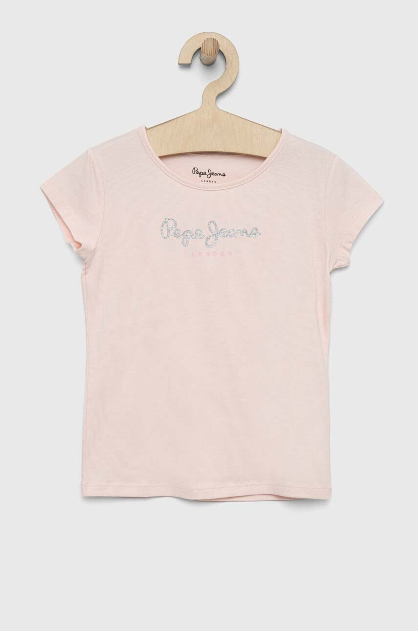Pepe Jeans Детска тениска В розово - Pepit.bg