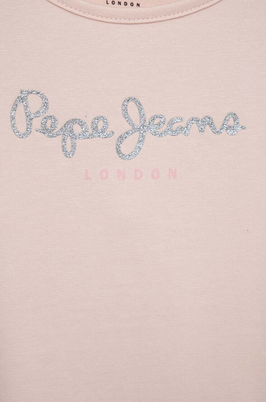 Pepe Jeans Детска тениска В розово - Pepit.bg
